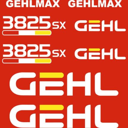 GehlMax 3825SX Decal Kit
