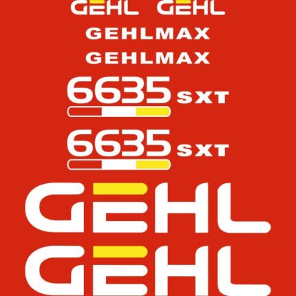 GehlMax 6635SXT Decal Kit