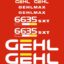 GehlMax 6635SXT Decal Kit