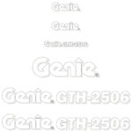 Genie GTH 2056 Decal Kit