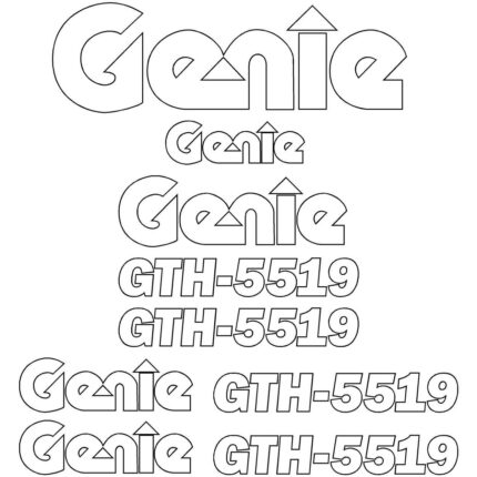 Genie GTH 5519 Decal Kit