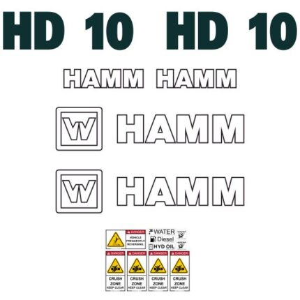 Hamm HD10 Decal Kit