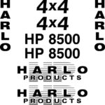 Harlo 8500 Decals