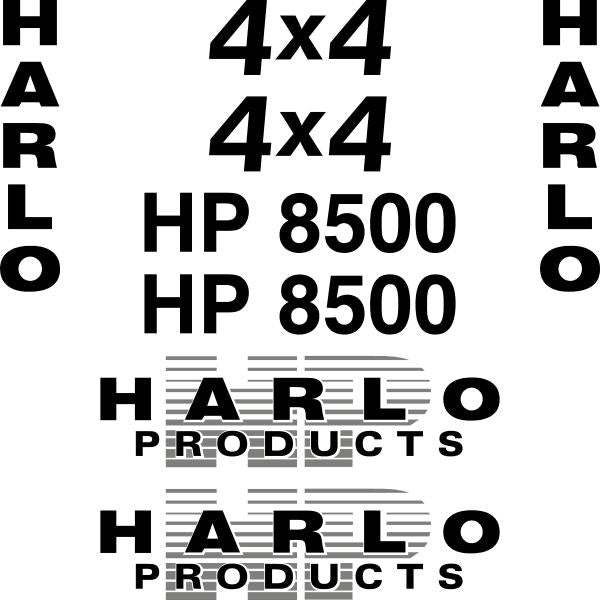 Harlo 8500 Decals Harlo 8500 Decals