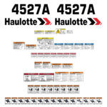 Haulotte H4527A Decal Kit