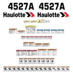 Haulotte H4527A Decal Kit