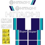 Hitachi EX120-2 Decal Kit