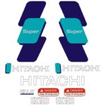 Hitachi EX120-3 Decal Kit