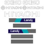 Hitachi EX150-1 Decal Kit