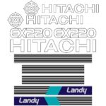 Hitachi EX220-1 Decal Kit