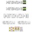 Hitachi EX30U Decal Kit