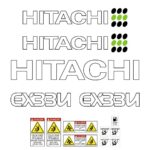 Hitachi EX33U Decal Kit