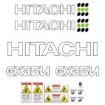 Hitachi EX35U Decal Kit