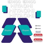 Hitachi EX400-3 Decal Kit