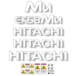 Hitachi EX58mu Decal Kit