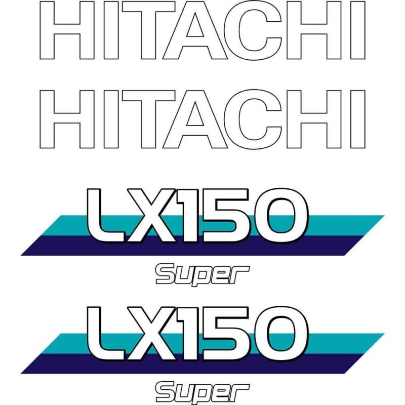 Hitachi LX150-2 Decal Kit