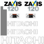 Hitachi ZX120-3 Decal Kit