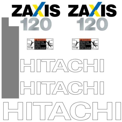 Hitachi ZX120-3 Decal Kit