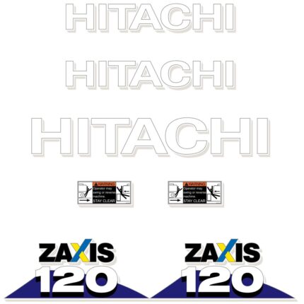 Hitachi ZX120-6 Decal Kit