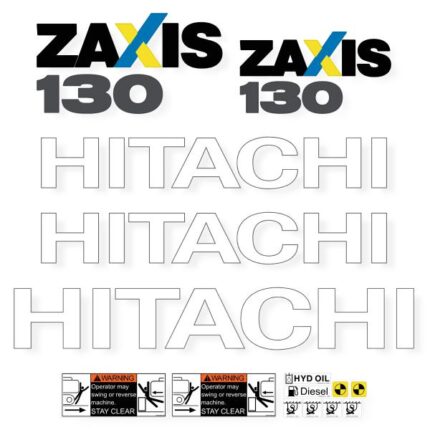 Hitachi ZX130-5 Decal Kit