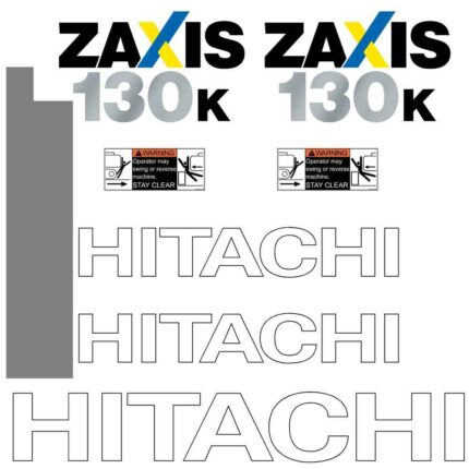 Hitachi ZX130K -3 Decal Kit