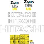 Hitachi ZX135US-1 Decal Kit