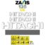 Hitachi ZX135US-3 Decal Kit