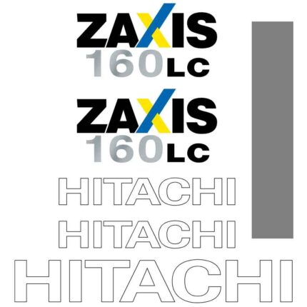 Hitachi ZX160LC-3 Decal Kit