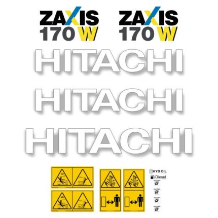 Hitachi ZX170w-5 Decal Kit
