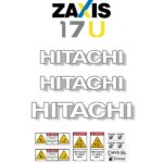 Hitachi ZX17U-3 Decal Kit