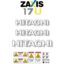 Hitachi ZX17U-3 Decal Kit