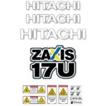 Hitachi ZX17U-5 Decal Kit