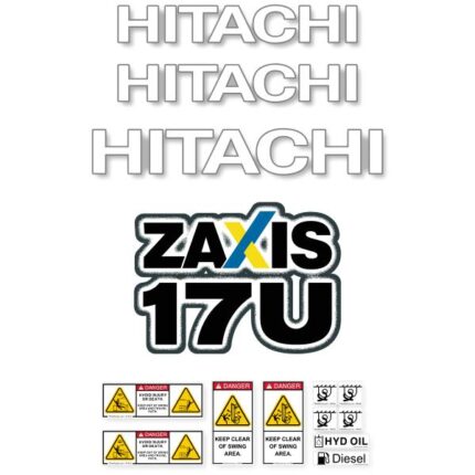 Hitachi ZX17U-5 Decal Kit