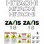 Hitachi ZX18-3 Decal Kit