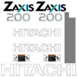 Hitachi ZX200-1 Decal Kit