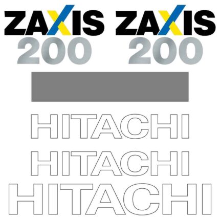 Hitachi ZX200-3 LC Decal Kit
