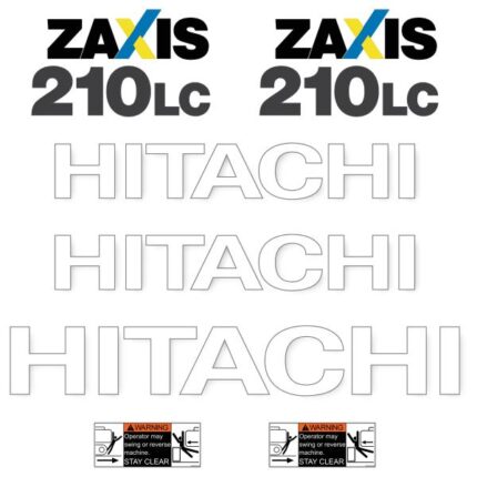Hitachi ZX210-5 LC Decal Kit