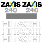 Hitachi ZX240-3 Decal Kit