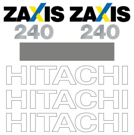 Hitachi ZX240-3 Decal Kit