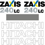 Hitachi ZX240 LC-3 Decal Kit
