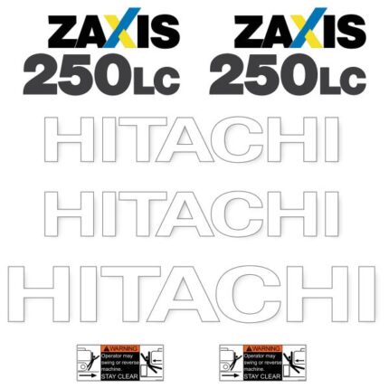 Hitachi ZX250-5 LC Decal Kit