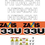 Hitachi ZX33U-5 Decal Kit