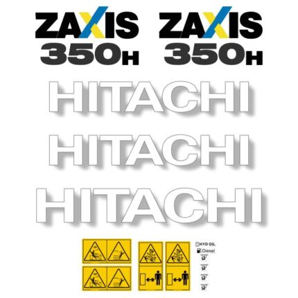 Hitachi ZX350-5 H Decal Kit