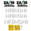 Hitachi ZX350-5 H Decal Kit
