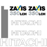 Hitachi ZX350 LCH-3 Decal Kit