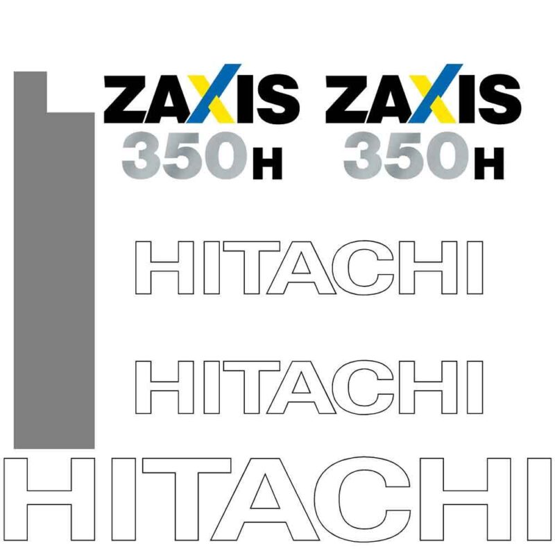 Hitachi ZX350H-3 Decal Kit