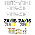 Hitachi ZX35U-3 Decal Kit