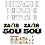 Hitachi ZX50U-5 Decal Kit