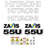 Hitachi ZX55U-5 Decal Kit