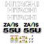 Hitachi ZX55U-5 Decal Kit